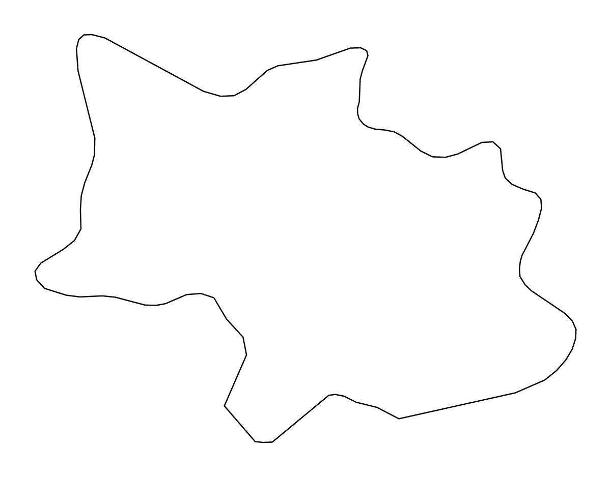 Mapa de contorno de Bulawayo, Zimbabwe.