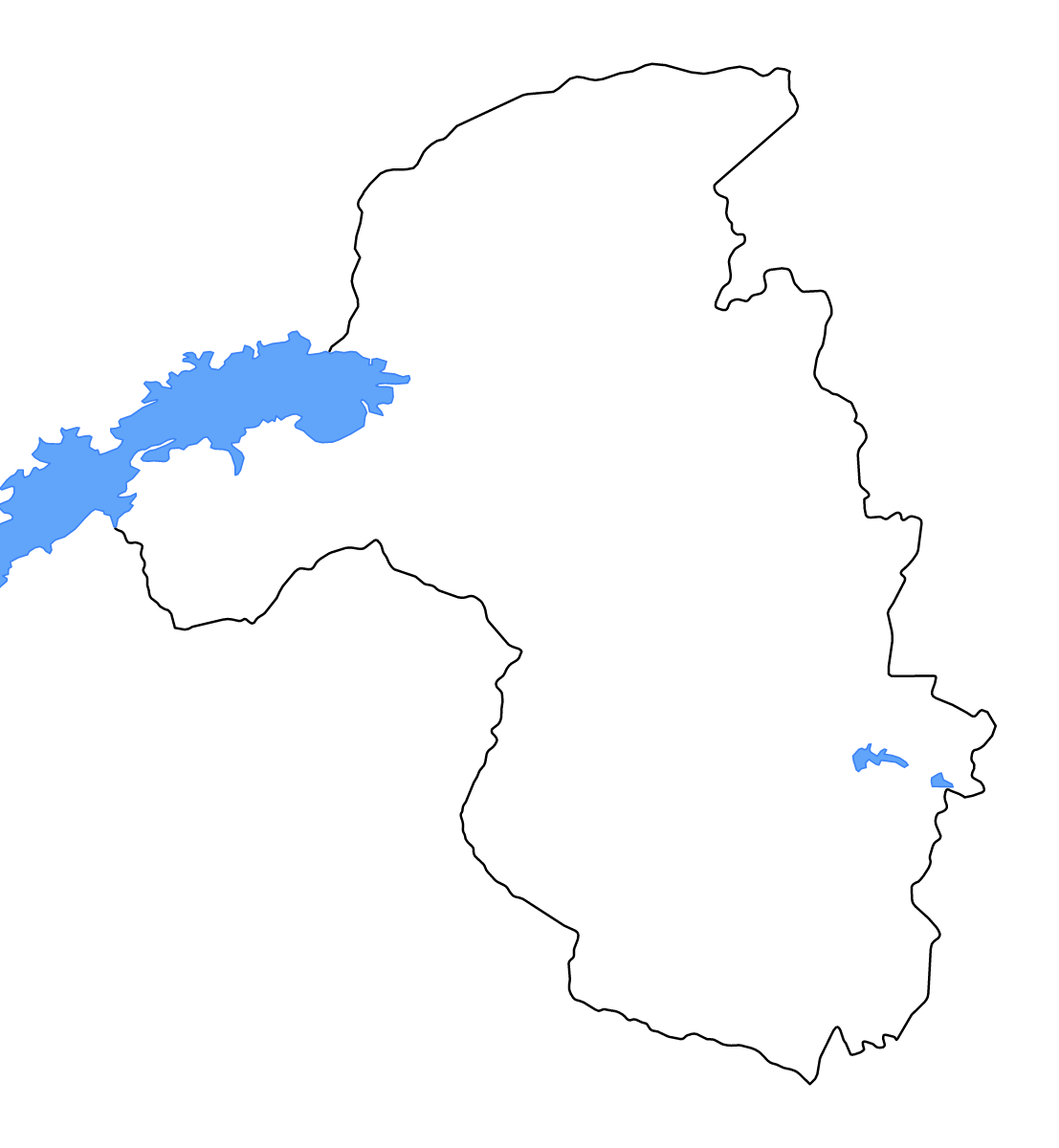Carte de contour de Mashonaland West, Zimbabwe avec lacs et rivières.