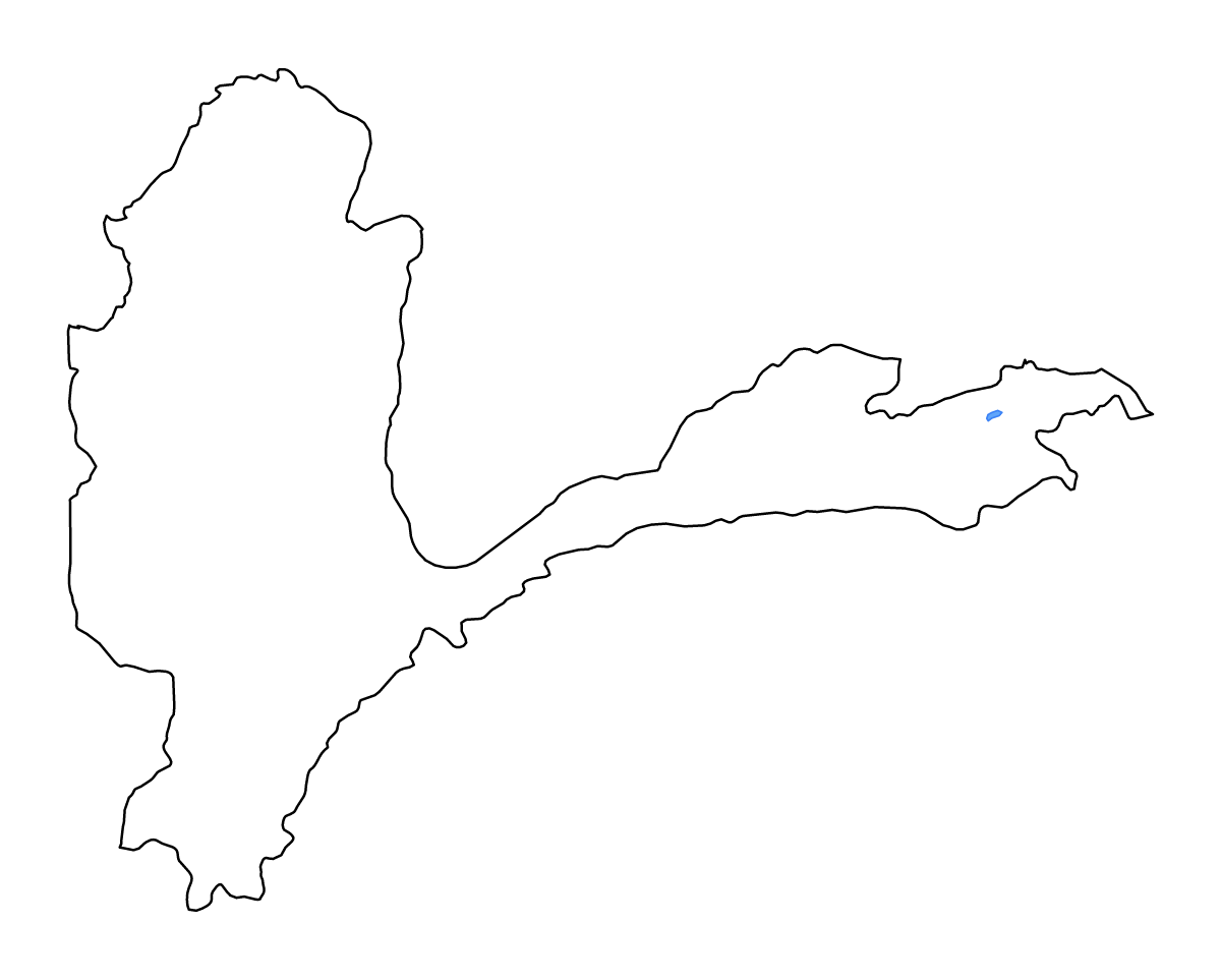 Mapa de contorno de Badakhshan, Afghanistan con lagos y ríos.