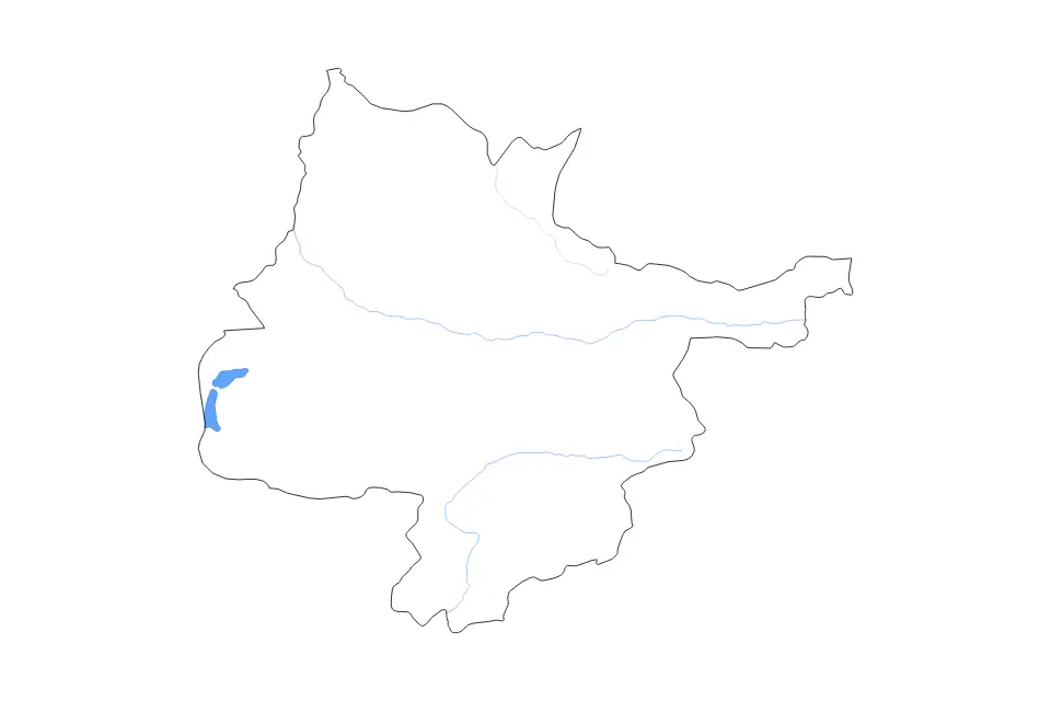 Carte de Herat, Afghanistan de type contour, lacs et rivières pour Asie, montrant contour, lacs et rivières avec des éléments hydrographiques comme Daryācheh-ye Namakzār et Kōl-e Namaksār.