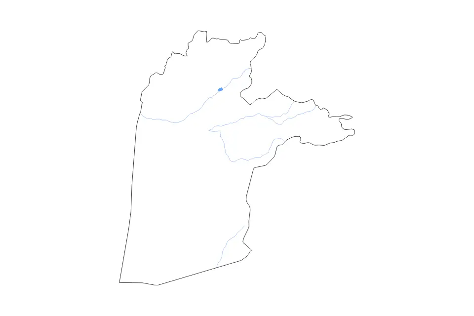 Carte de Kandahar, Afghanistan de type contour, lacs et rivières pour Asie, montrant contour, lacs et rivières avec des éléments hydrographiques comme Arghandāb Band.