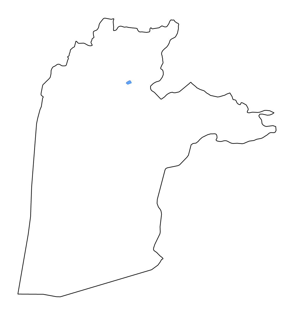 Mapa de contorno de Kandahar, Afghanistan con lagos y ríos.