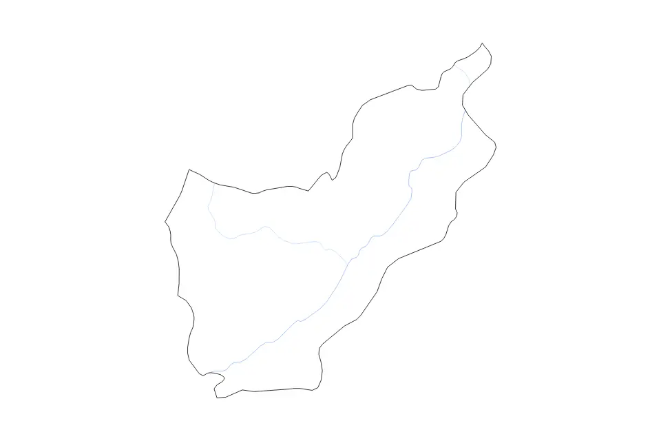 Kunar outline map preview