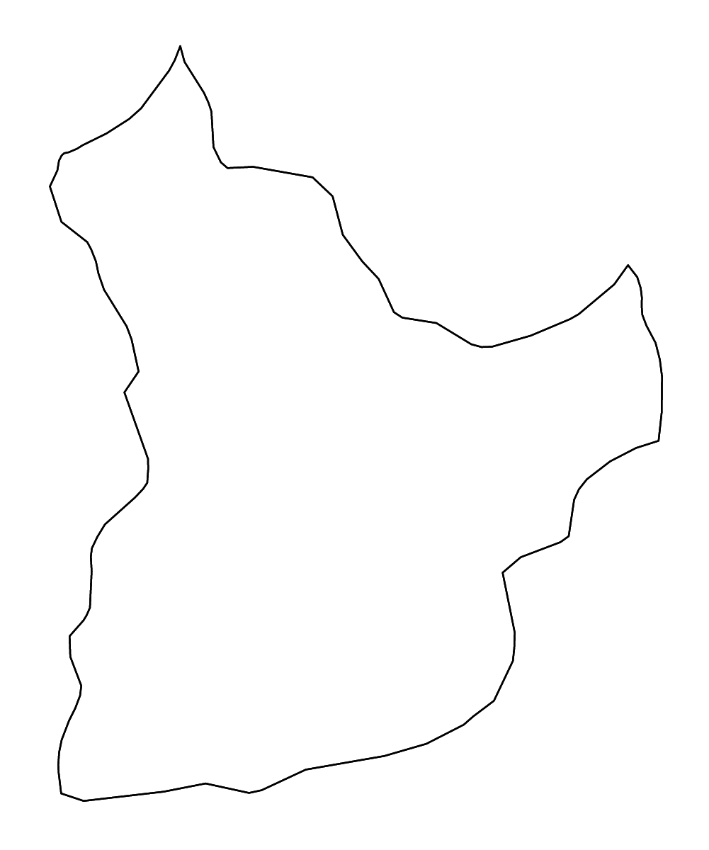 Mapa de contorno de Laghman, Afghanistan con ríos.