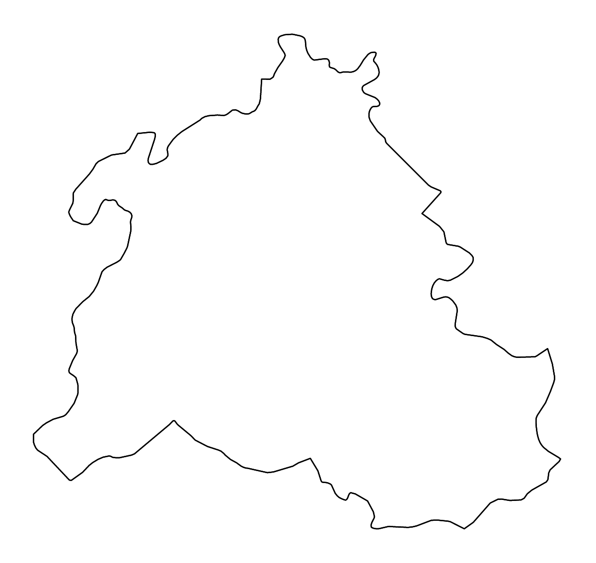 Mapa de contorno de Zabul, Afghanistan con ríos.