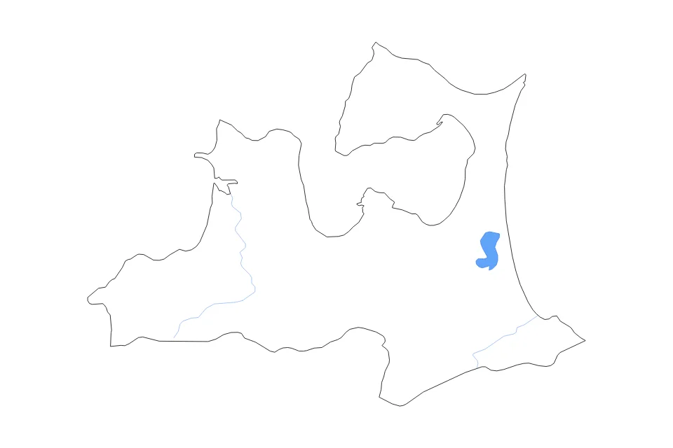 Aperçu de la carte de contour de Aomori