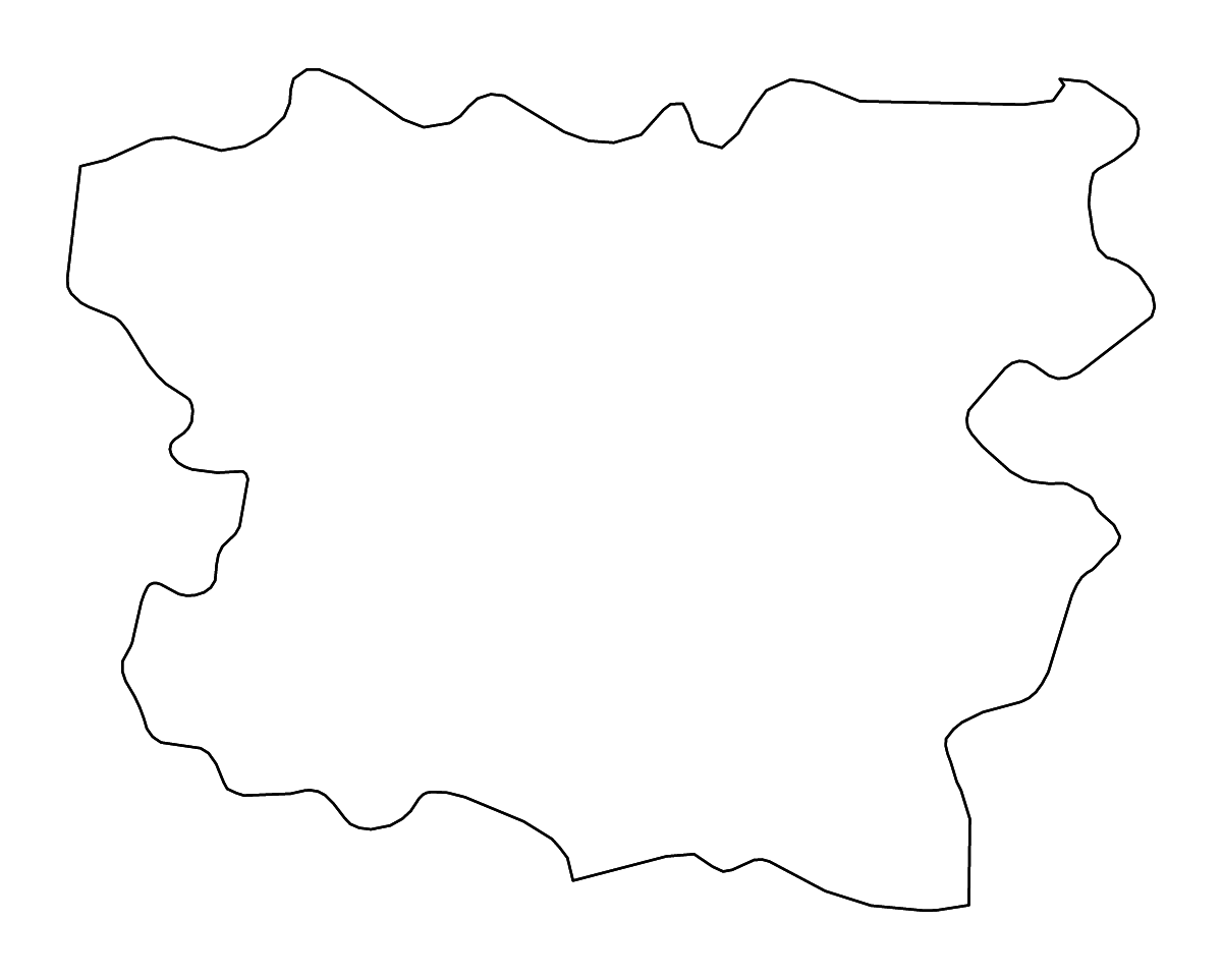 Carte de contour de Lori, Armenia avec rivières.