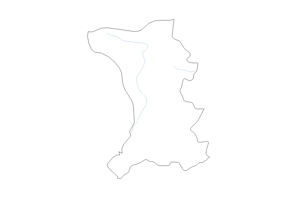 Carte de Shirak, Armenia de type contour et rivières pour Asie, montrant contour et rivières avec des limites nettes.