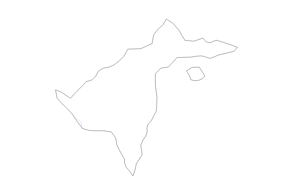 Absheron outline map preview