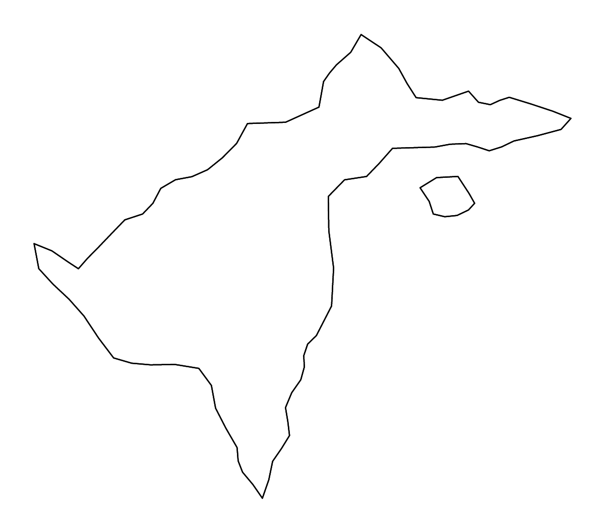 Carte de contour de Absheron, Azerbaijan avec rivières.