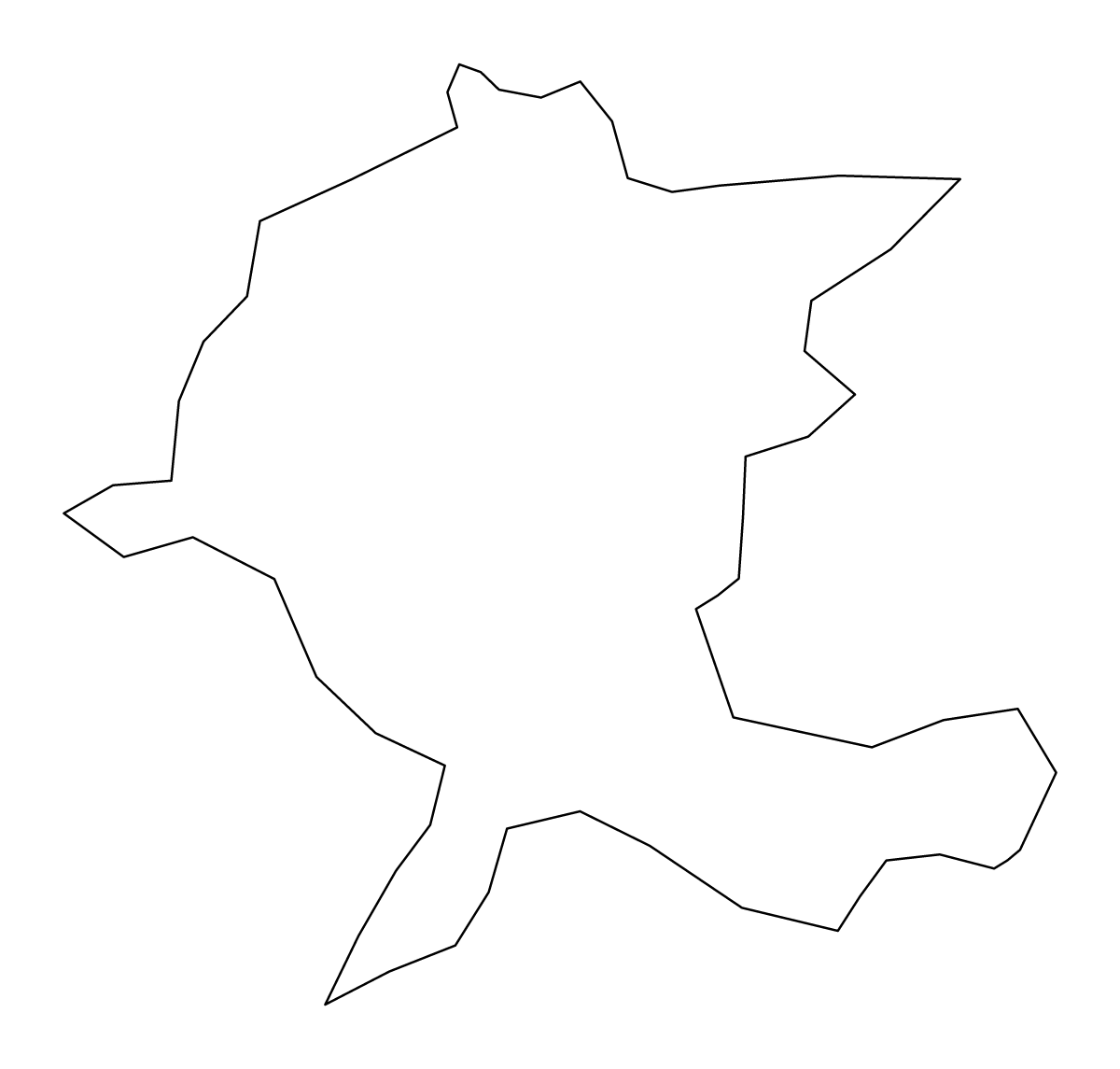 Mapa de contorno de Agdam, Azerbaijan.