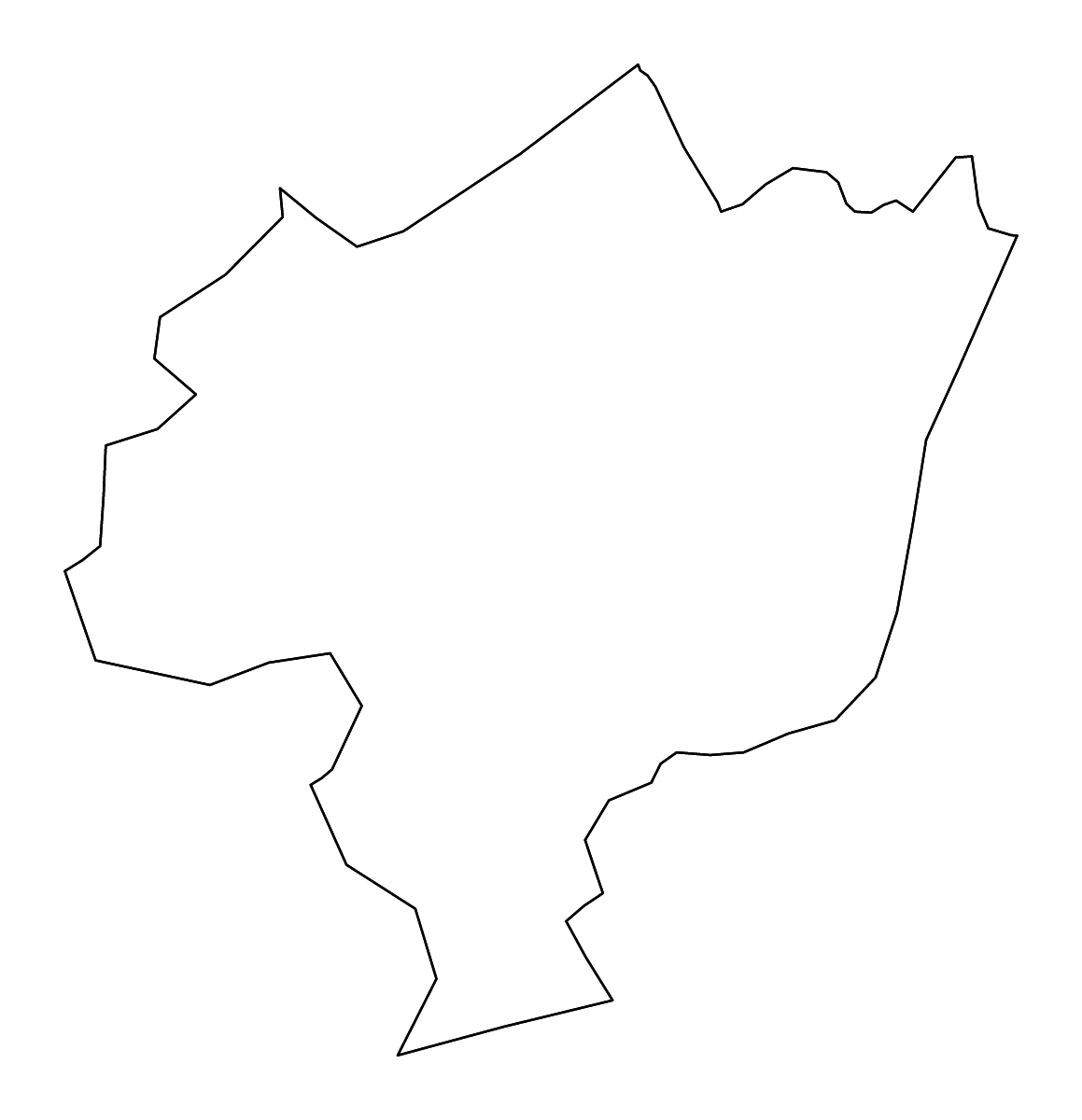 Mapa de contorno de Aghjabadi, Azerbaijan con ríos.