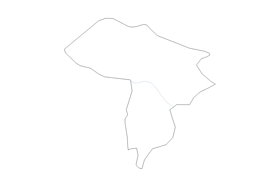 Agstafa outline map preview