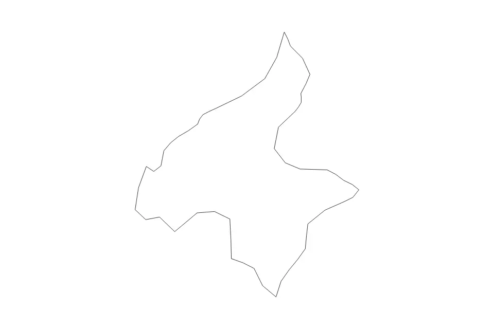 Mapa de Agsu, Azerbaijan de tipo contorno para Asia, con contorno con límites limpios.