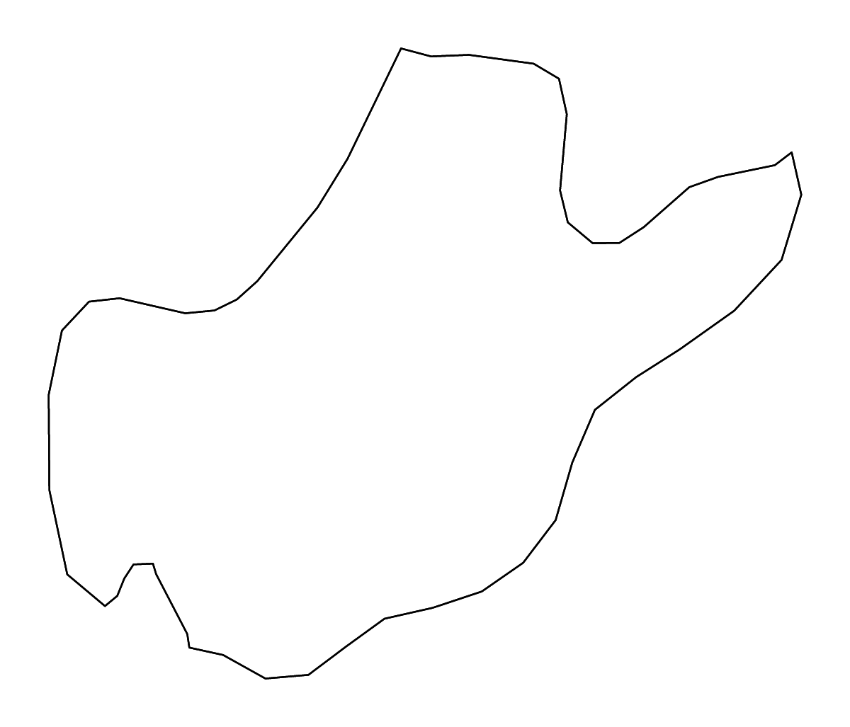 Carte de contour de Balakan, Azerbaijan avec rivières.