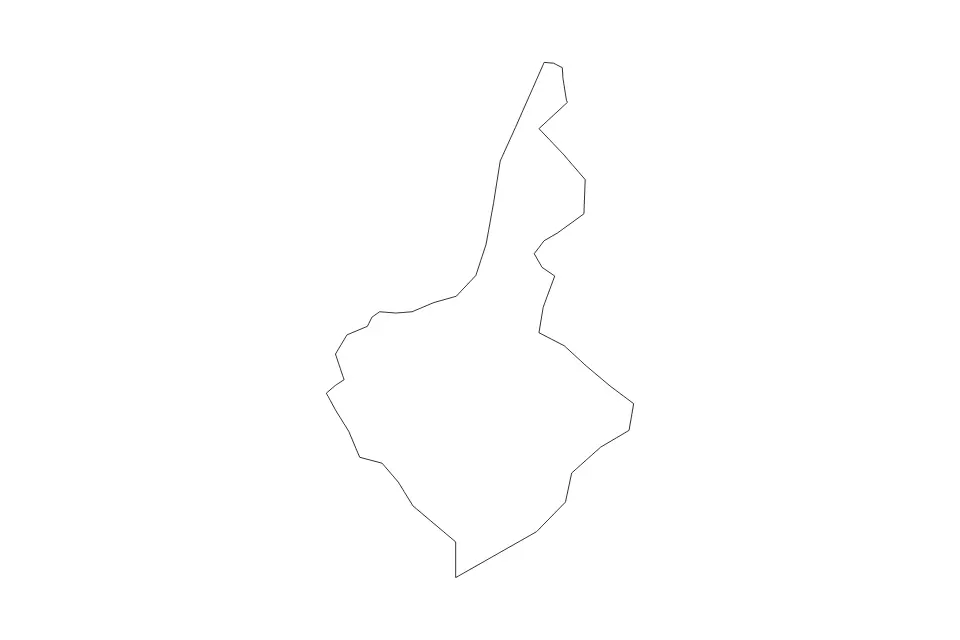 Beylagan outline map preview