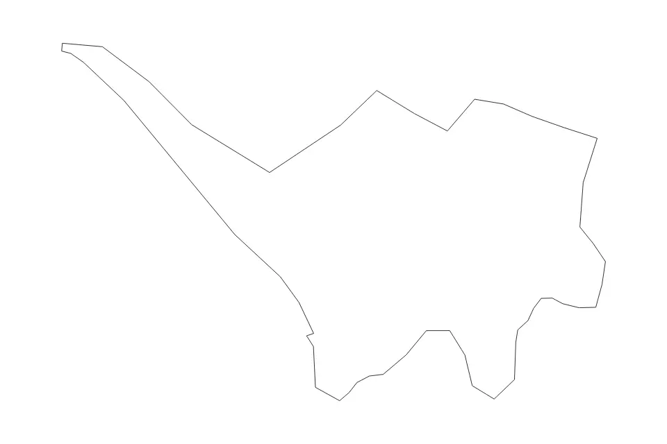 Bilasuvar outline map preview