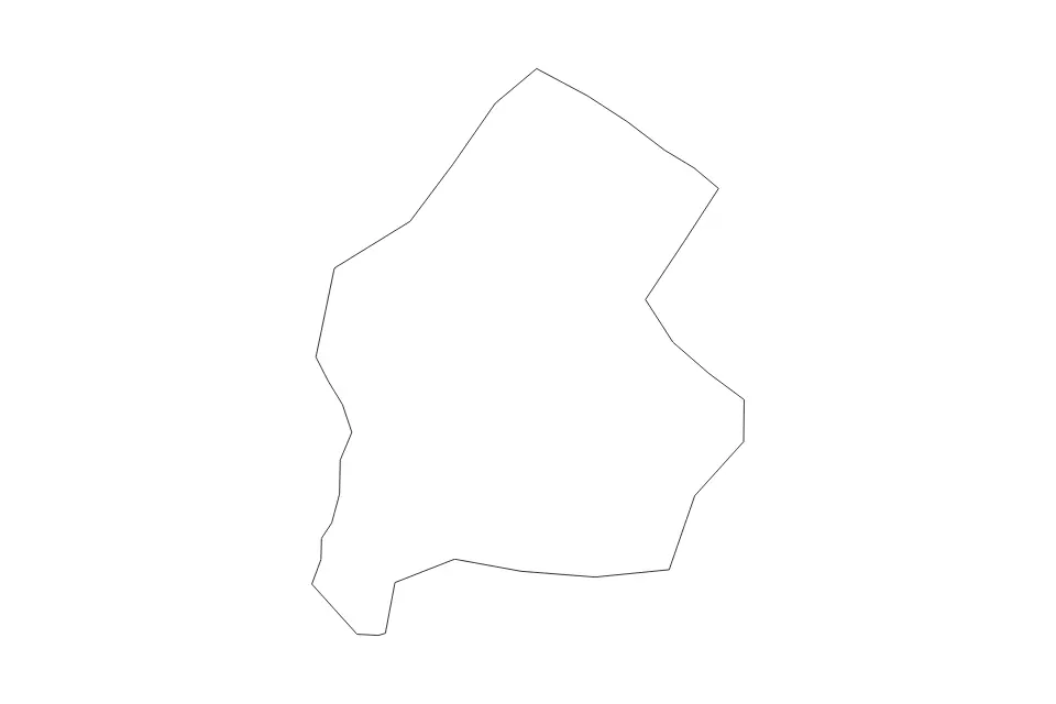 Carte de Dashkasan, Azerbaijan de type contour pour Asie, montrant contour avec des limites nettes.