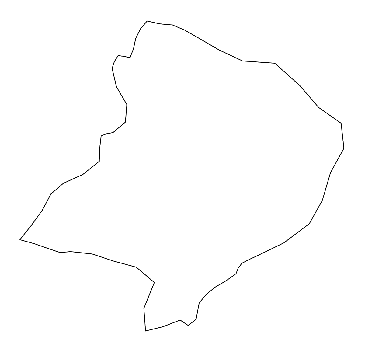 Carte de contour de Ismayilli, Azerbaijan.