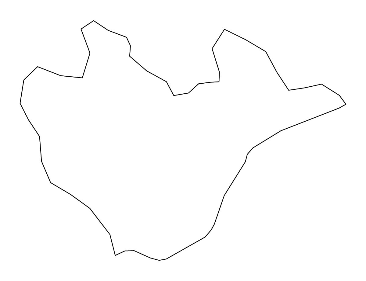 Carte de contour de Jabrayil, Azerbaijan.