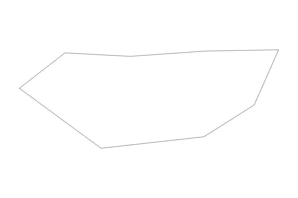 Outline map of Nakhchivan Municipality, Azerbaijan with subdivision borders.