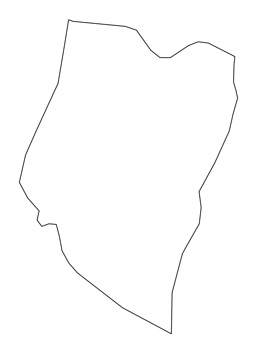 Mapa de contorno de Oghuz, Azerbaijan.