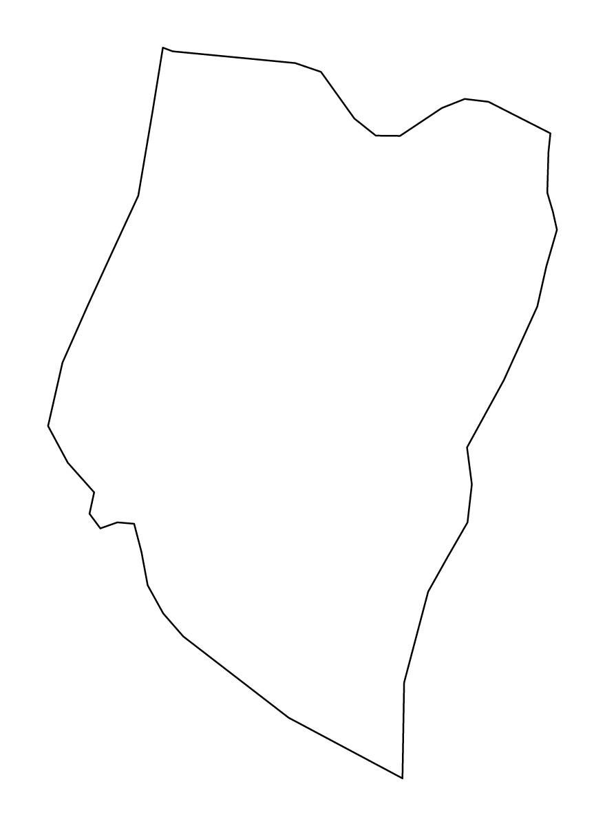Carte de contour de Oghuz, Azerbaijan.