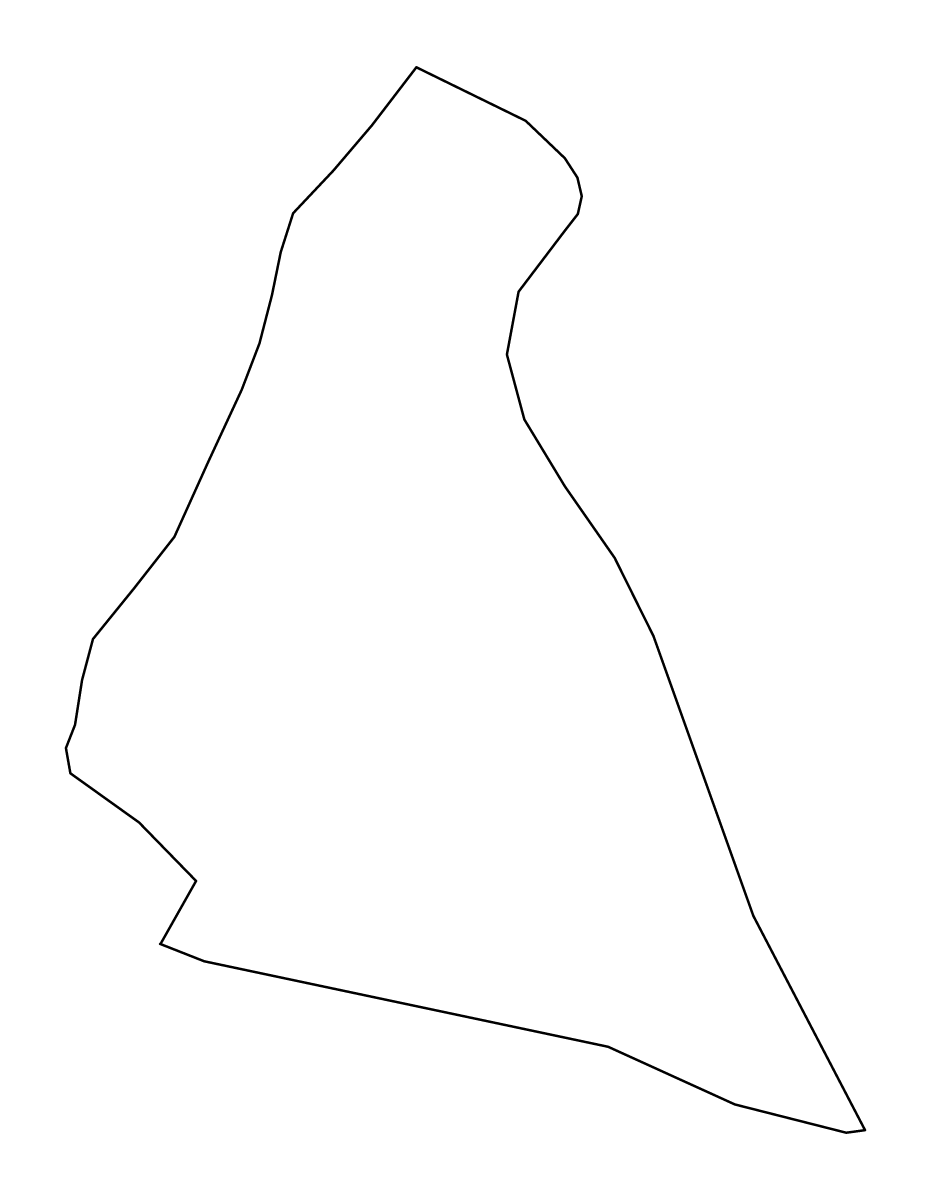 Mapa de contorno de Ordubad, Azerbaijan.