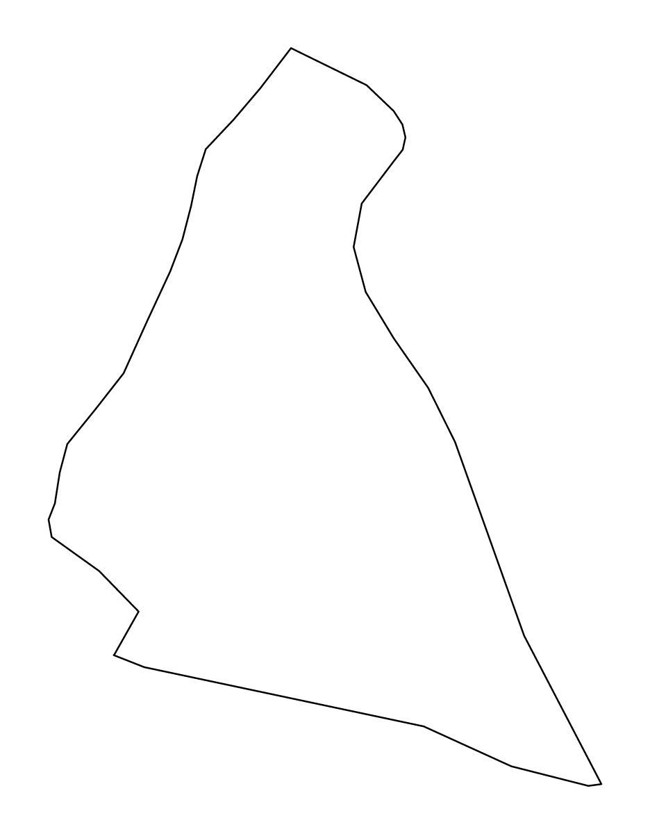 Carte de contour de Ordubad, Azerbaijan.