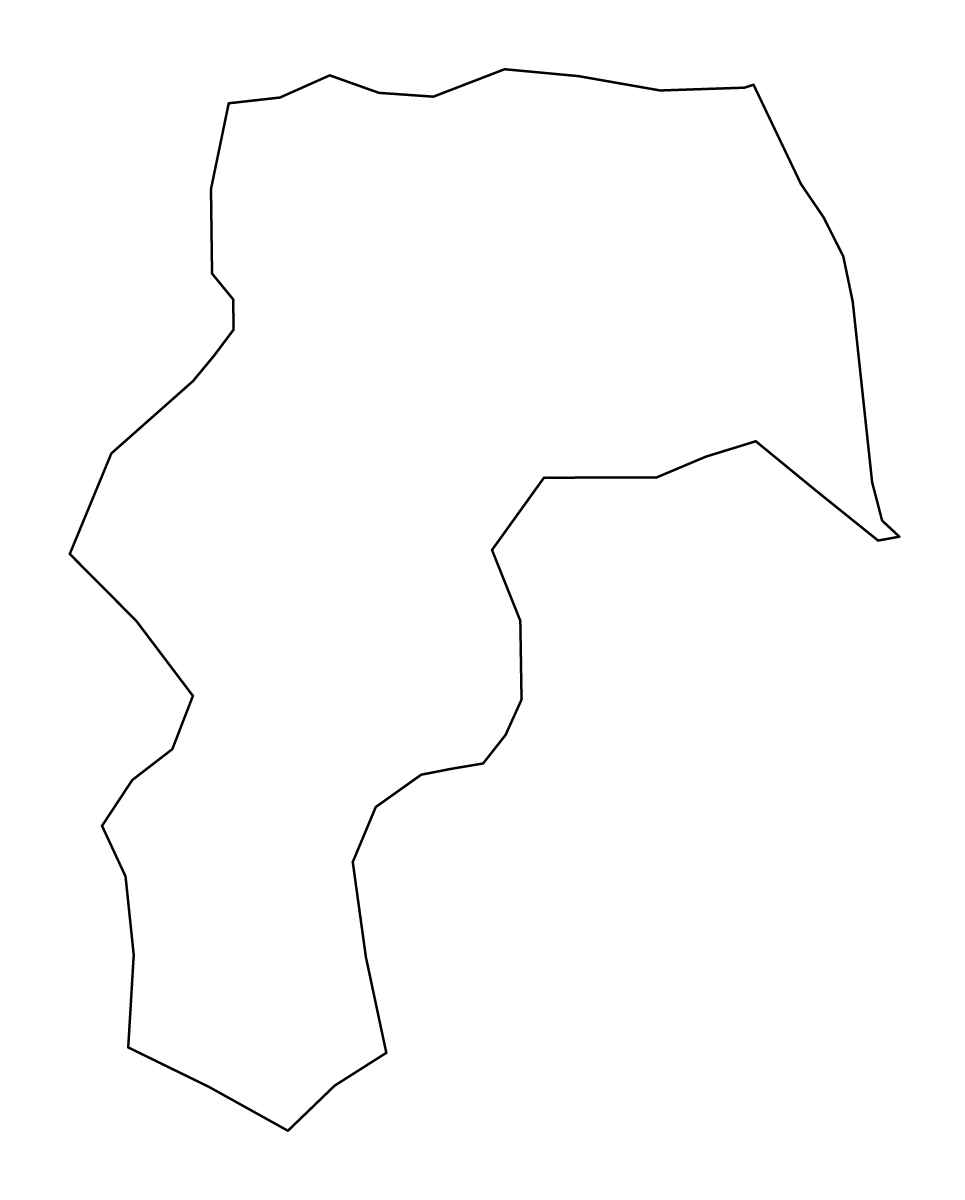 Carte de contour de Shabran, Azerbaijan.