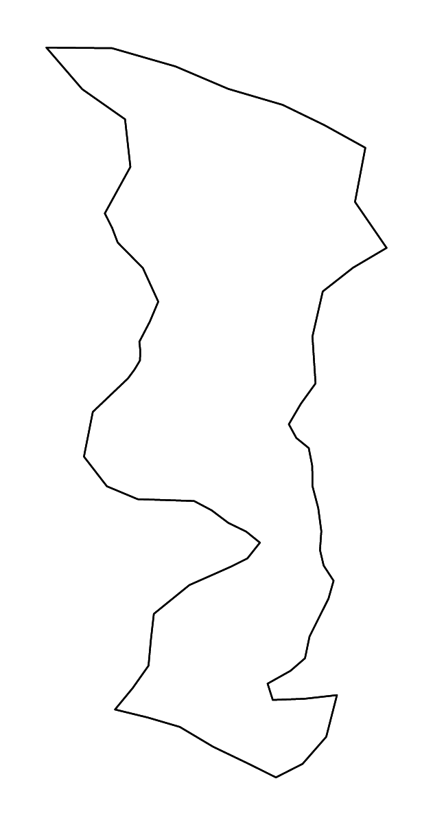Carte de contour de Shamakhi, Azerbaijan avec rivières.
