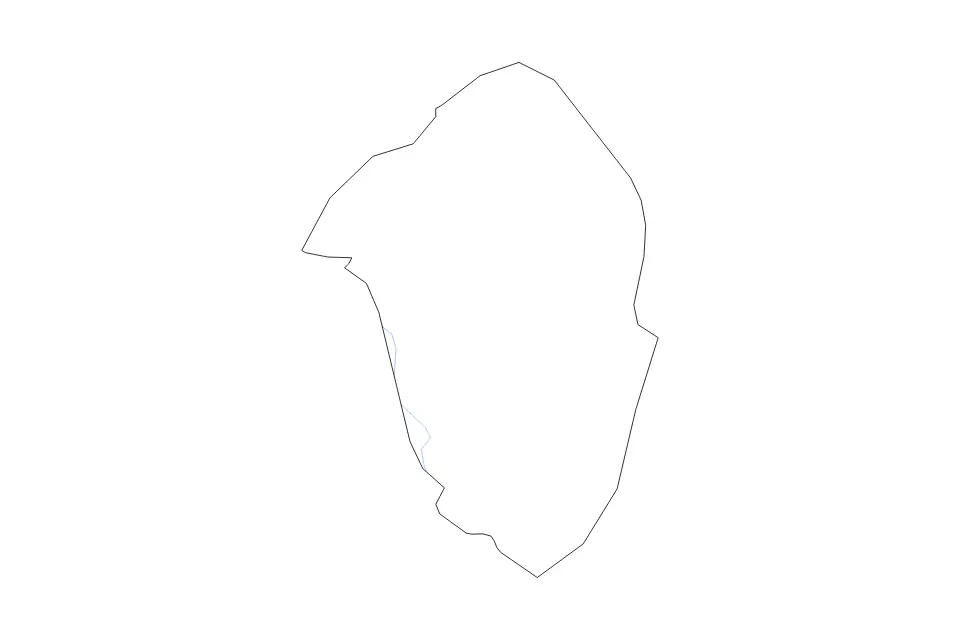 Carte de Sharur, Azerbaijan de type contour et rivières pour Asie, montrant contour et rivières avec des limites nettes.
