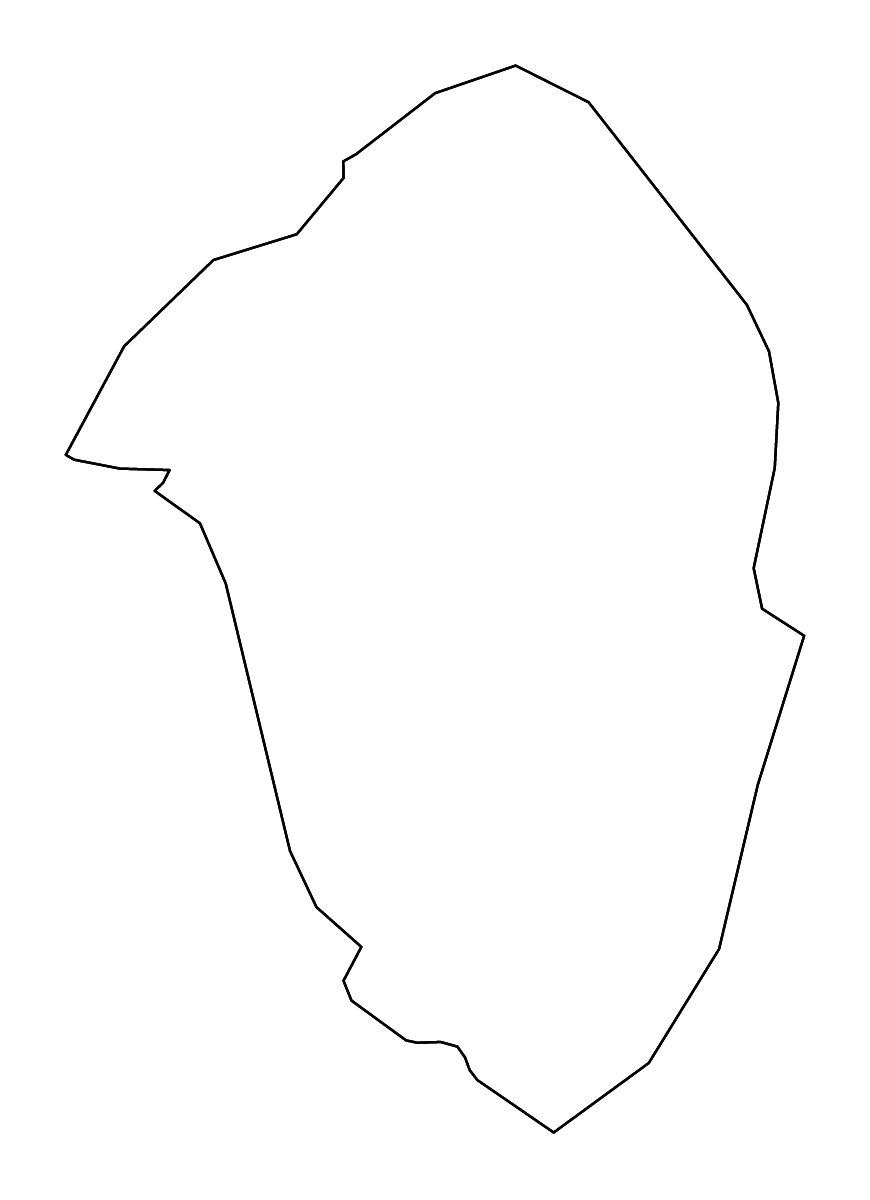 Mapa de contorno de Sharur, Azerbaijan con ríos.