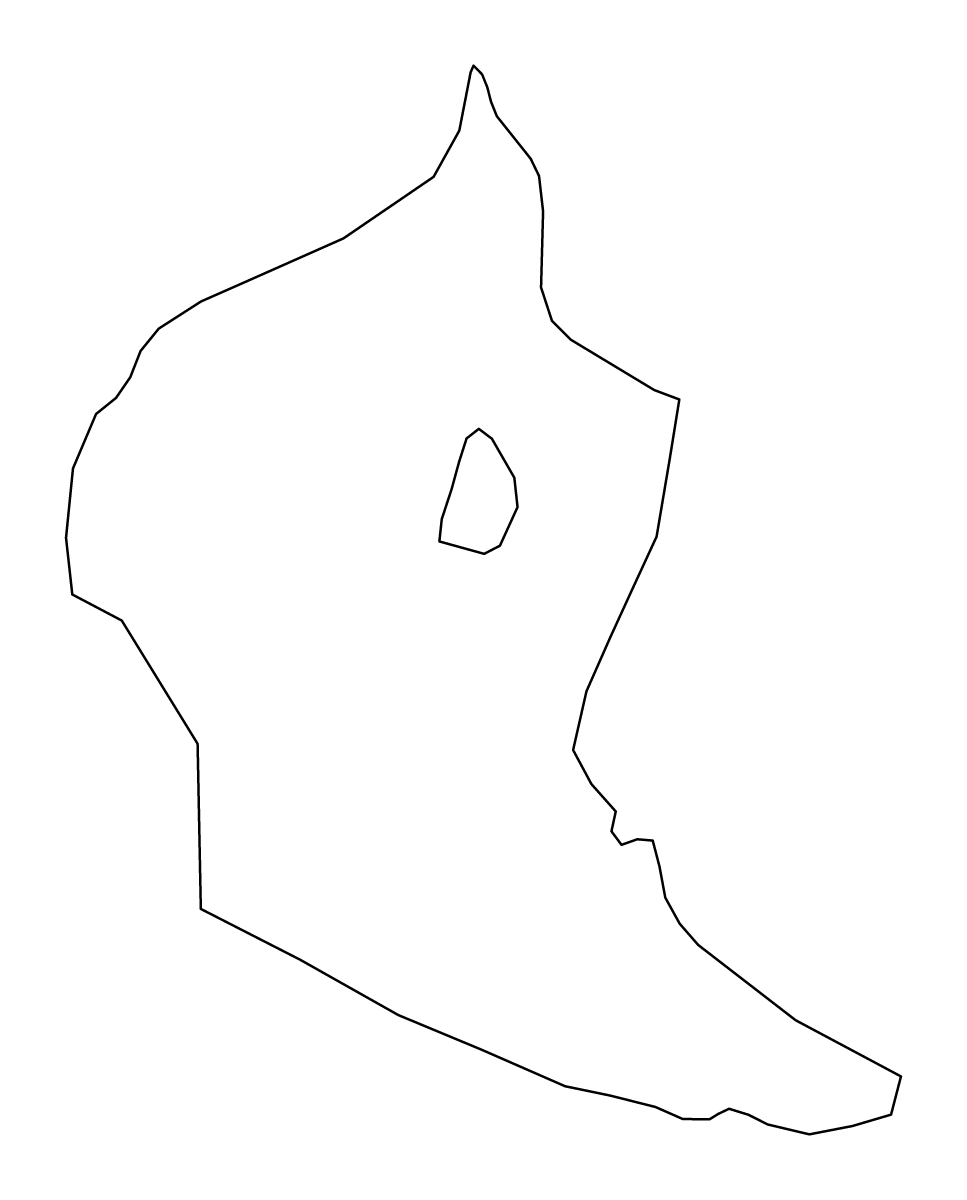 Mapa de contorno de Sheki, Azerbaijan.