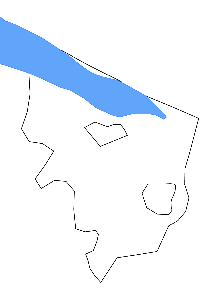 Carte de contour de Yevlakh (district), Azerbaijan avec lacs et rivières.