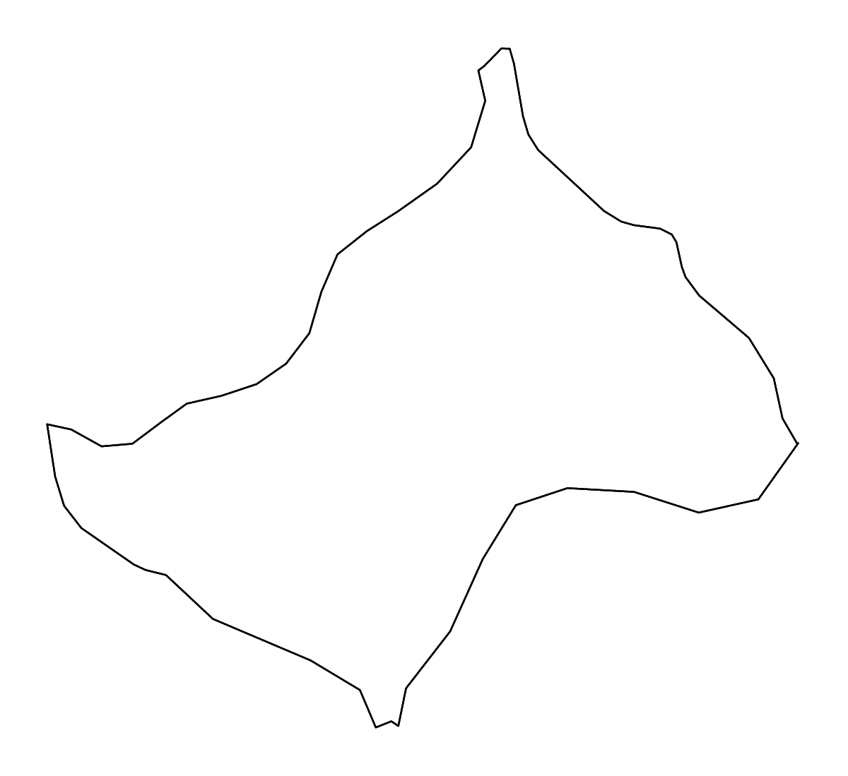 Mapa de contorno de Zaqatala, Azerbaijan con ríos.