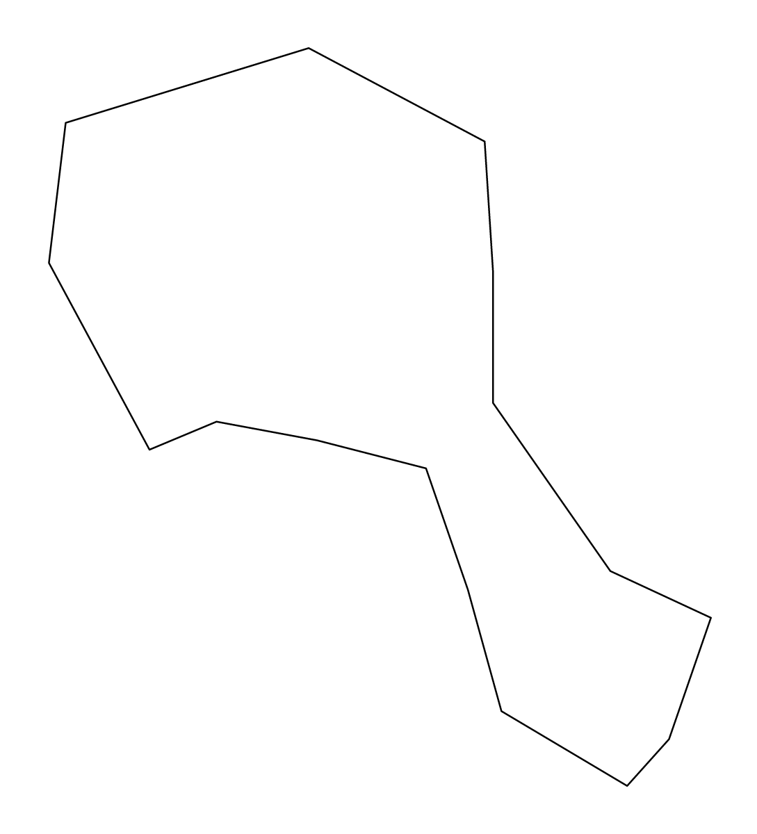 Carte de contour de Muharraq, Bahrain.