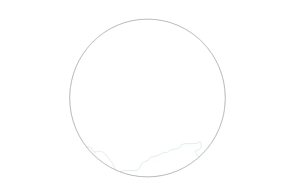 Vista previa del mapa de contorno de Baykonur Cosmodrome