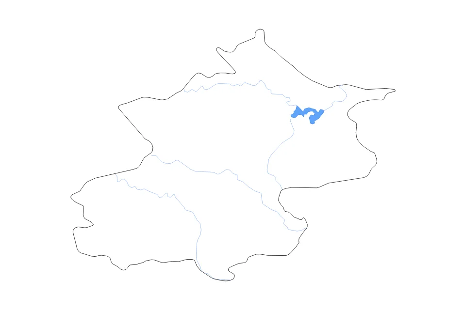 Aperçu de la carte de contour de Beijing