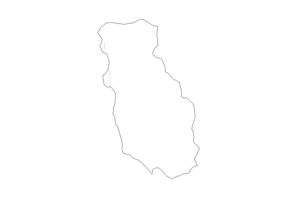 Carte de Bumthang, Bhutan de type contour et rivières pour Asie, montrant contour et rivières avec des limites nettes.