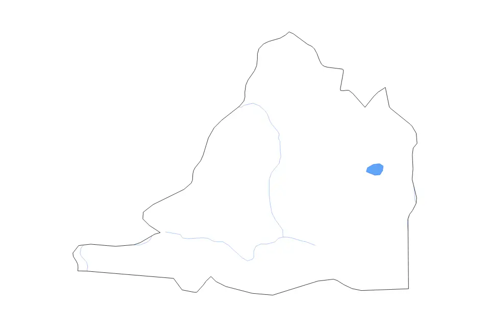 Banteay Meanchey outline map preview