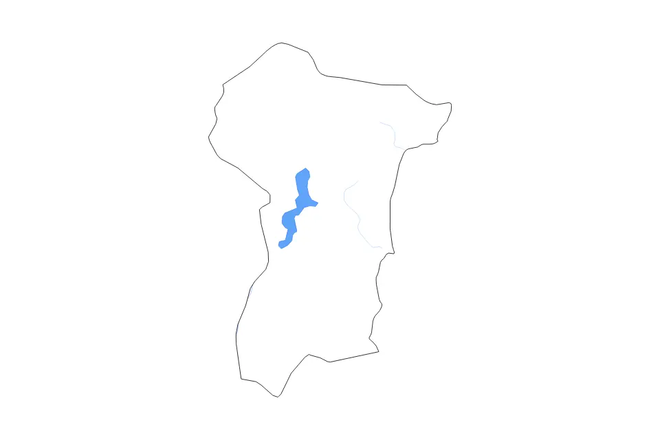Carte de Prey Veng, Cambodia de type contour, lacs et rivières pour Asie, montrant contour, lacs et rivières avec des éléments hydrographiques comme Boeng Pring and Boeng Khsach Sa.