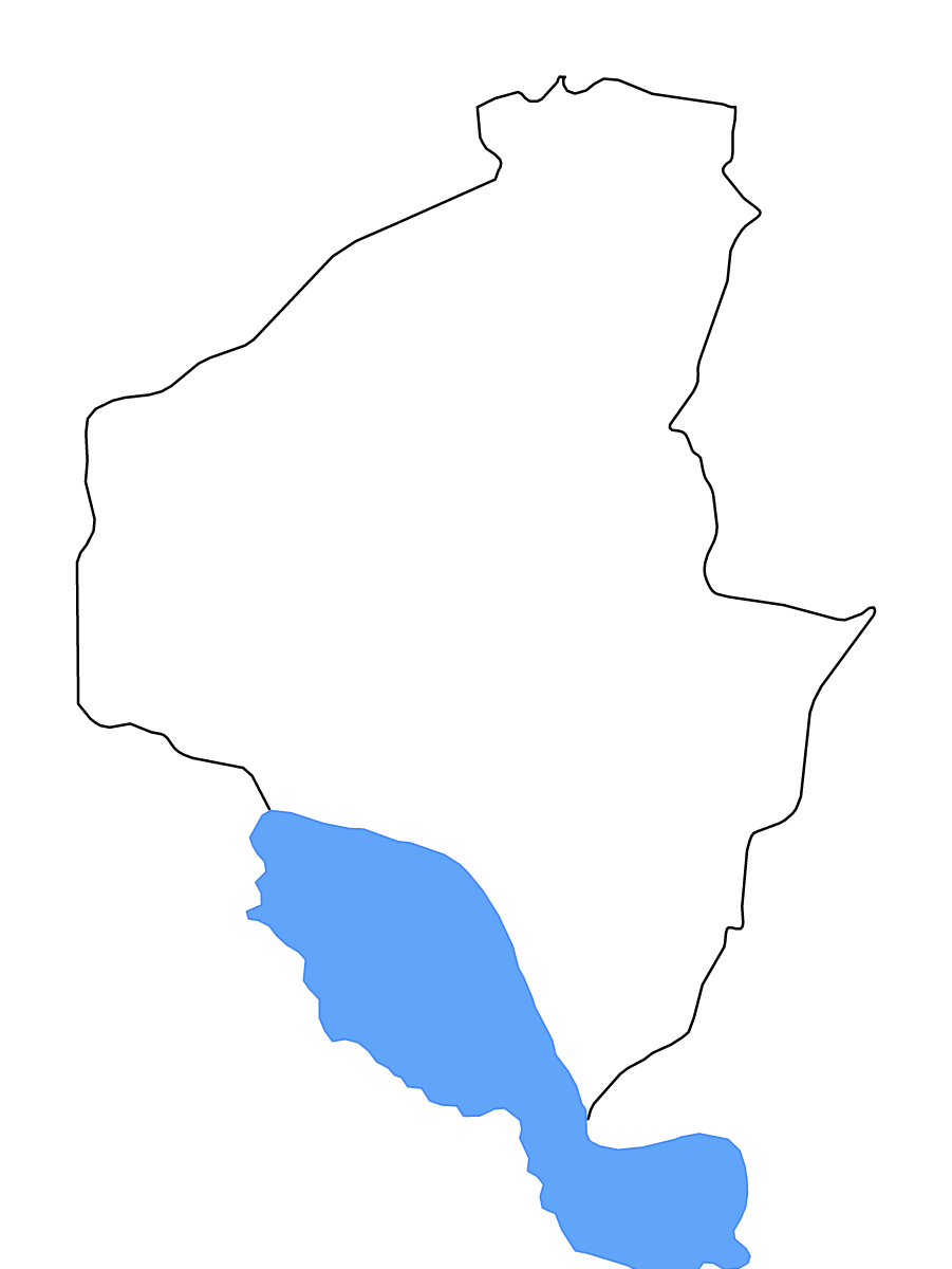 Carte de contour de Siem Reap, Cambodia avec lacs et rivières.