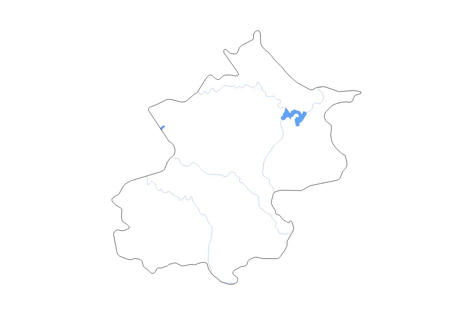 Beijing outline map preview