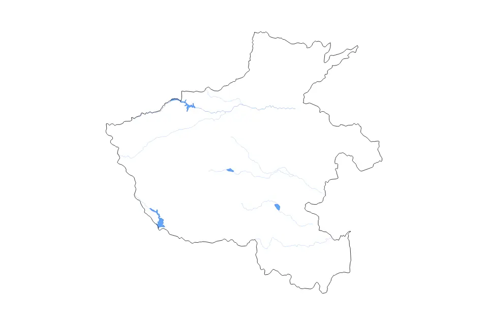 Aperçu de la carte de contour de Henan