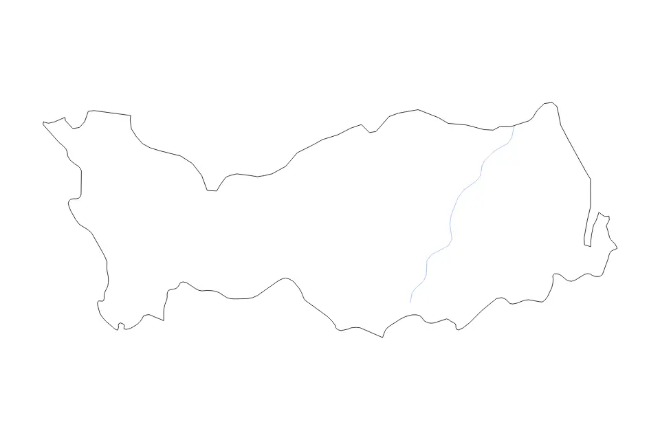 Carte de Nicosia, Cyprus de type contour et rivières pour Asie, montrant contour et rivières avec des limites nettes.