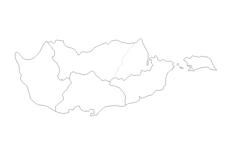 Vista previa del mapa de contorno de Cyprus