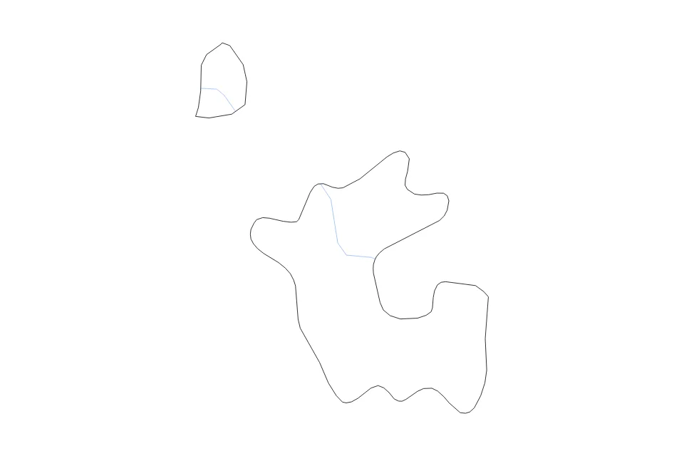 Aperçu de la carte de contour de Dadra And Nagar Haveli And Daman And Diu