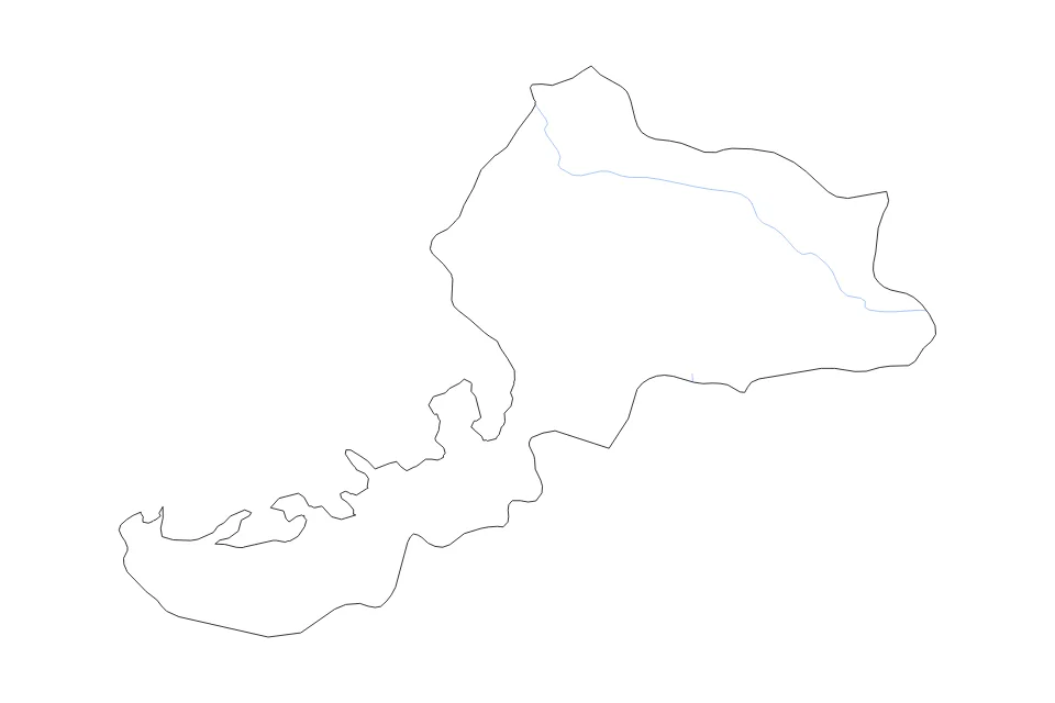 Aperçu de la carte de contour de Fukui