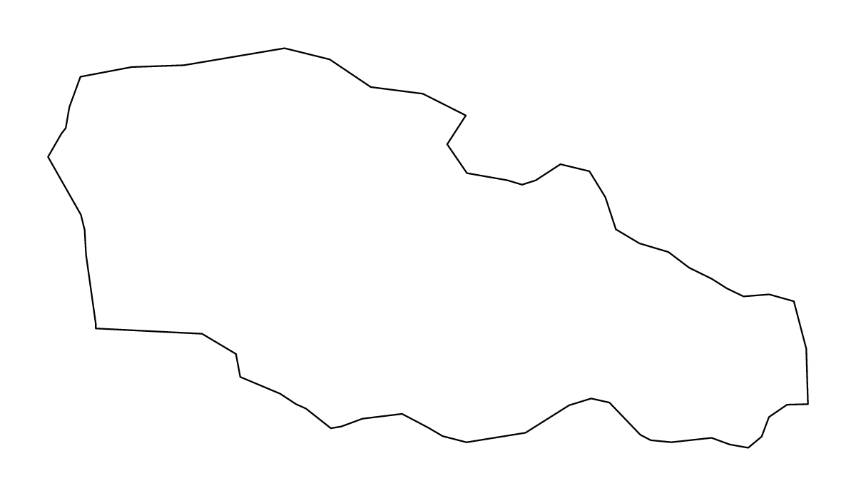 Outline map of Guria, Georgia.